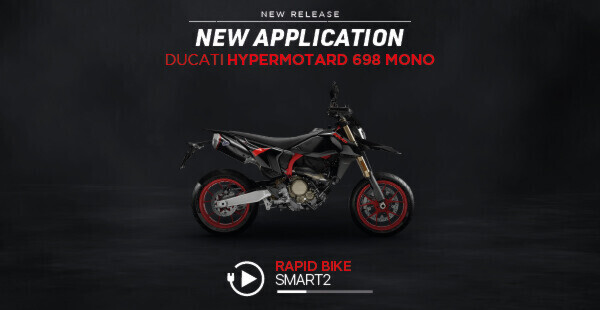 NUOVE PERFORMANCE PER LA DUCATI HYPERMOTARD 698 MONO CON RAPID BIKE SMART2