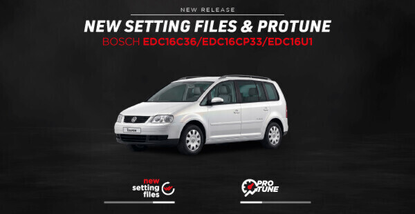 Aggiornamento settaggi e Protune per Bosch EDC16 diesel