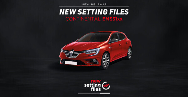 Nuovi file di settaggio Race Evo per centraline EMS31xx