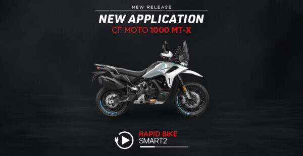 LA CFMOTO 1000 MT-X MIGLIORA CON RAPID BIKE SMART2
